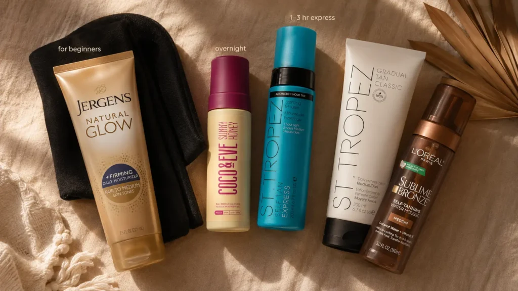 The Best Self Tanning Lotion by format