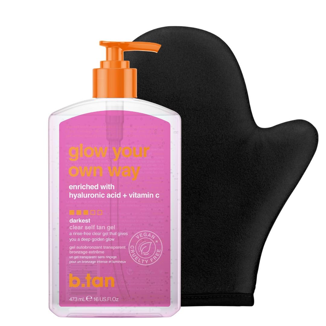 b.tan Best Clear Self Tanning Gel Kit