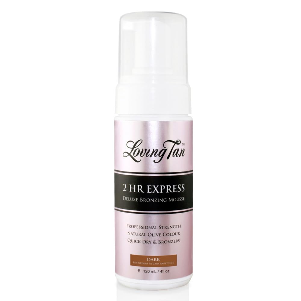 Loving Tan 2 HR Express Self Tanning Mousse, Dark - Streak Free